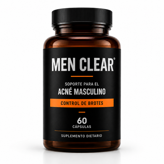 MEN CLEAR® | SUPLEMENTO ANTI ACNÉ MASCULINO